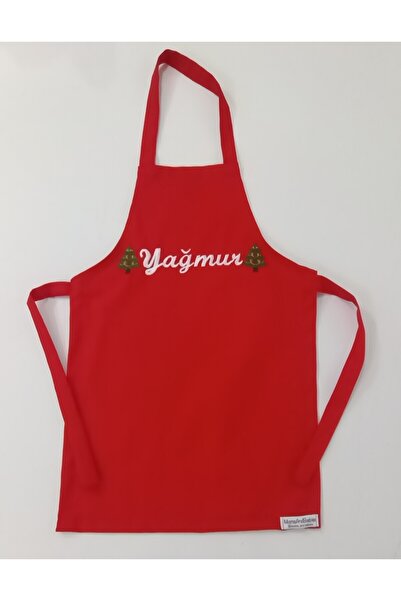 moms and babies Yılbaşı Temalı Çocuk Mutfak Ve Etkinlik Ana Okulu Önlüğü  İsm...