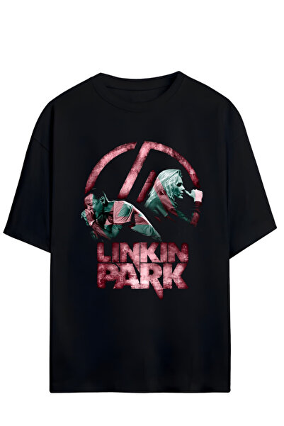MAGORS ΜΠΟΥΜΕΛΟ LINKIN PARK UNISEX OVERSIZE ΒΑΜΒΑΚΙ ΧΤΕΝΙΣΜΕΝΟ
