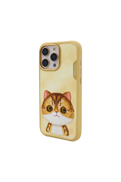 Nimmy İphone 16 Pro Max Uyumlu Nakış Işlemeli 3 Boyutlu 3d Kabartmalı Big Eye...
