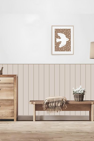 Grafikup Folie pentru panou de perete cu dungi Folie decorativă pentru acoperirea peretelui cu dungi