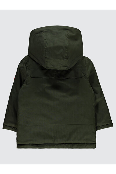 Civil Boys Erkek Çocuk Kapüşonlu Mont 2-5 Yaş Haki