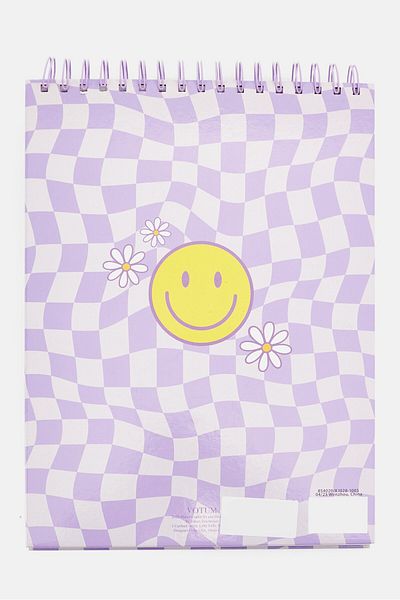 Votum Sketch Pad With 12 Pieces Assorted Pen, Purple Combo