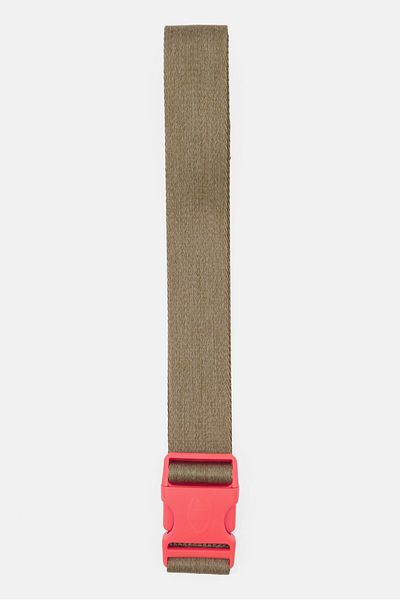 Champion Men Brand Logo Jacquard Web Belt, Olive