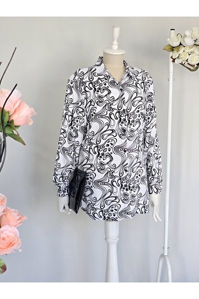ENDAMIM Viscose Shirt Large Size