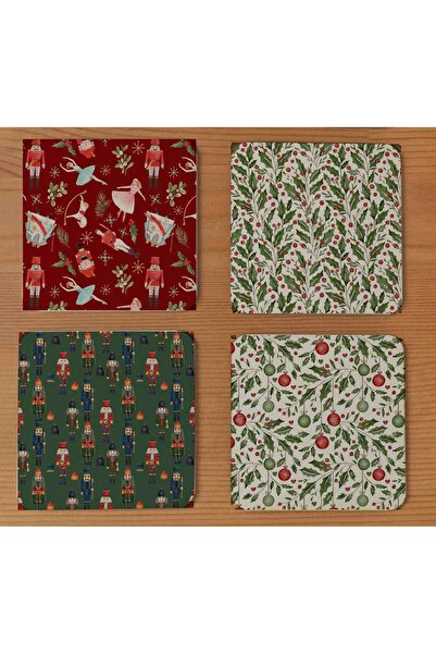 arslart طقم مكون من 4 قطع من الوقايات مع كسارة البندق وديكور السنة الجديدة - ...