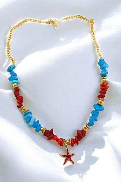 PETEK AKSESUAR Breaked Star Necklace