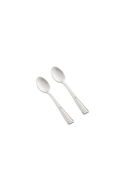 HIC 12-Piece Stainless Steel Teaspoon Set