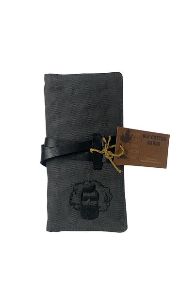 Old Cotton Vintage Unisex Quality Tobacco Cut Design Wallet Bag - 28 cm 19 cm