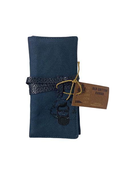 Old Cotton Vintage Unisex Quality Tobacco Cut Design Wallet Bag - 28 cm 19 cm
