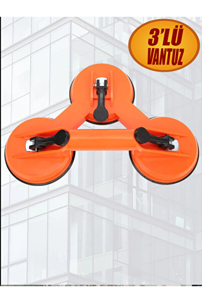 NUBLADO Vantuz Cam Vantuzu Vakumlu Cam Fayans Ahşap Tutucu Taşıma Araba Kaporta Göçük Çektirme 3'lü Plastik.