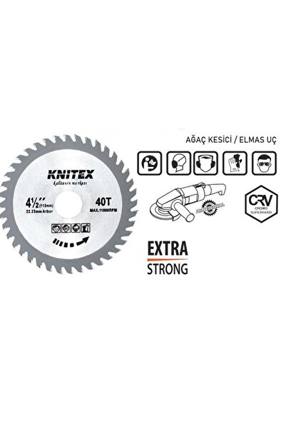 blackleg 115 mm Ağaç Kesici Avuç Taşlama 40 diş spiral sunta kesme testeresi 1 Adet