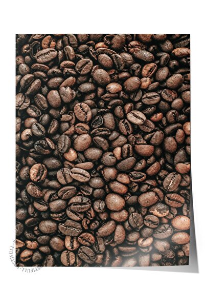 Postifull Rustic Çerçevesiz Poster, Iskandinav Kahverengi Tablo, No:421 Kahve...