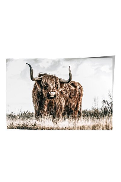 Postifull Poster rustic fără rame, pictură nordică maro, nr:489 Fotografie cu...