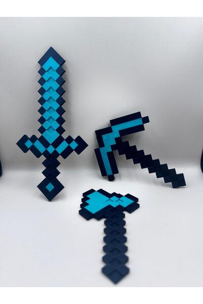 Goplast Premium 3 Lü Craft Set ( Balta - Kılıç - Kazma ) Figür Oyuncak Hediye...