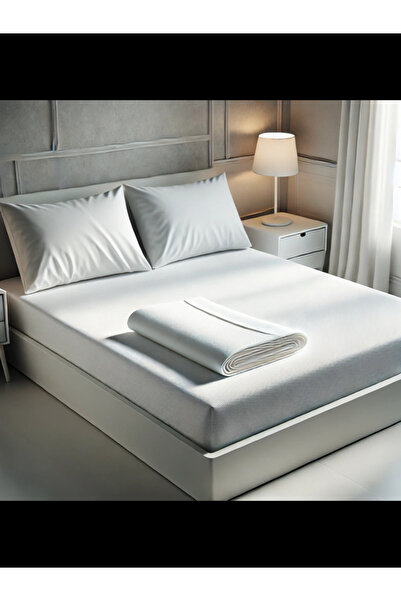 ağol tekstil Tek Kullanımlık Yatak Örtüsü Çift Kişilik Lastiksiz – 200x240 Cm (5 ADET)