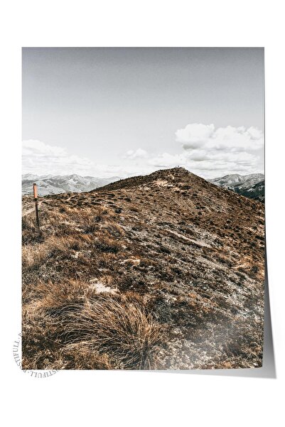 Postifull Poster rustic fără rame, pictură nordică maro, NR:149 Fotografie de...