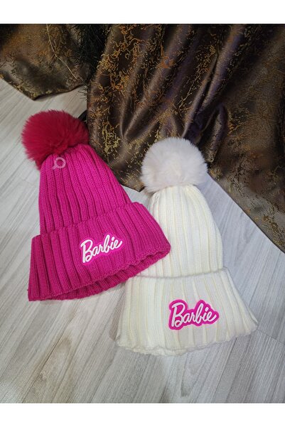 Barbie Kız Çocuk Barbie Yazılı Bere