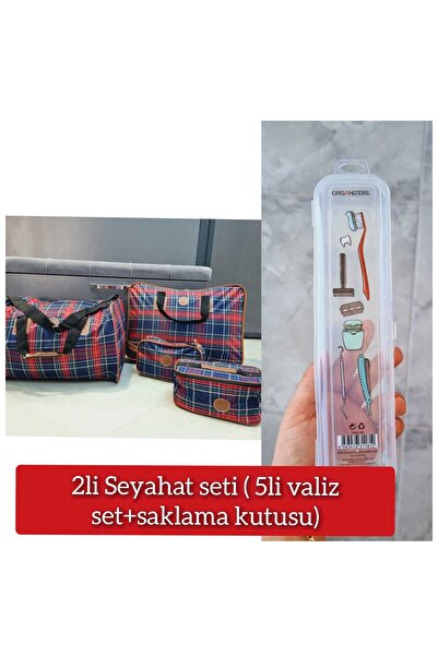 Lider MAGNESİA LİDER MAGNESİA 2Lİ SEHAYAT SETİ 4LÜ VALİZ SET+ 1 ADET DİŞ FIRÇASI MACUNU TAŞIMA SETİ