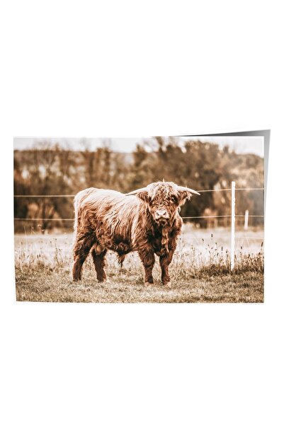 Postifull Poster rustic fără rame, pictură nordică maro, nr:500 Fotografie cu...