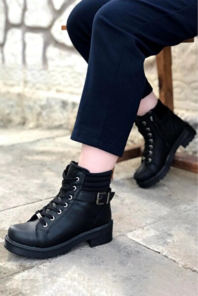 Wickers Kadın Kemer Detaylı Bot