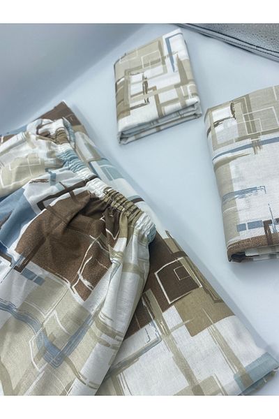 pınarhome collectıon 100% ΒΑΜΒΑΚΙ ΥΦΑΣΜΑ ΛΑΣΤΙΧΩΜΕΝΟ ΣΕΝΤΟ+ΜΑξιλαροθήκη ΓΩΝΙΑ ΒΑΘΟΣ 28-30 CM ΜΑΛΑΚΟ ΥΦΑΣΜΑ ΝΕΑ ΣΕΖ