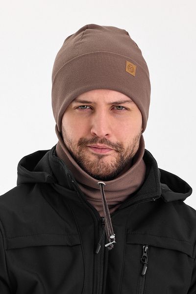 Butikgiz Men's Fisherman Style Cotton Camisole, Anti-Sweat, Ultra Light, Soft Beret Neck Collar Set