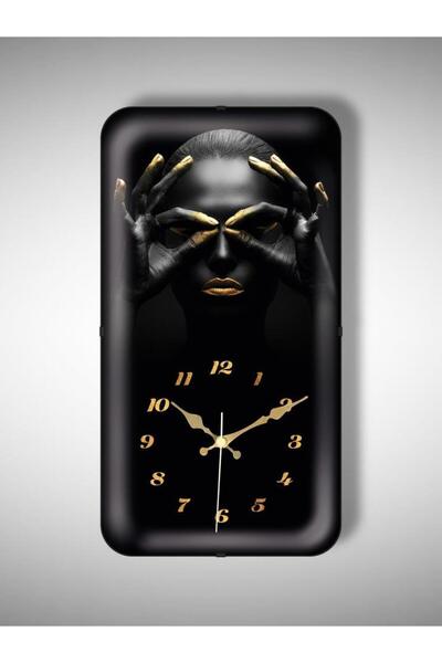 Galaxy Exculisive African Themed Wall Clock Curved Glass Silent Flowing