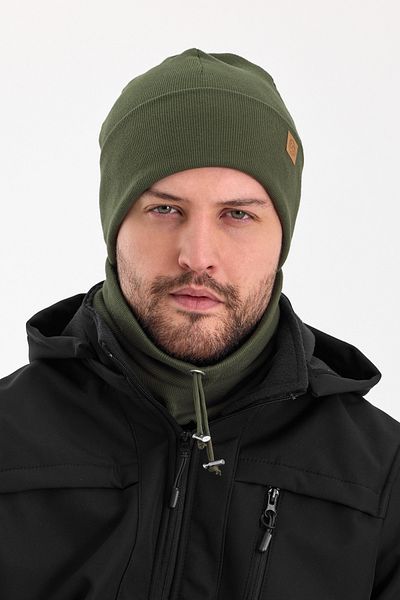 Butikgiz Men's Fisherman Style Cotton Camisole, Anti-Sweat, Ultra Light, Soft Beret Neck Collar Set