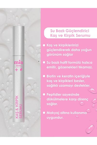mia klinika Water Based Strengthening Eyebrow and Eyelash Serum