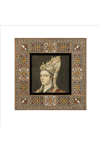 Sadrazam Hürrem Sultan Printed Mdf Table 20X20 Krt-95