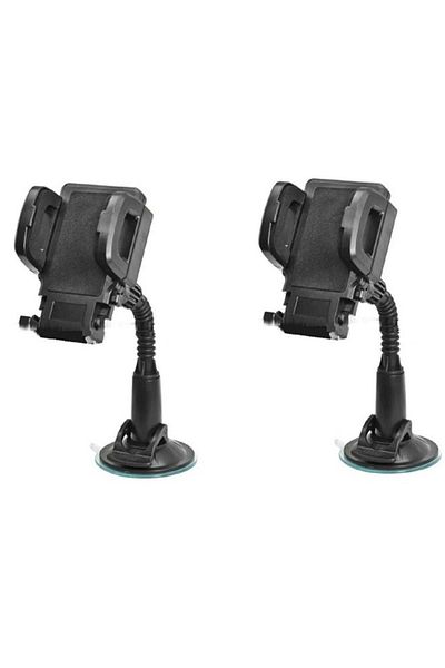 Taimi Pack Of 2 Car universal Holder For Ipad, Tablet And Phone Black