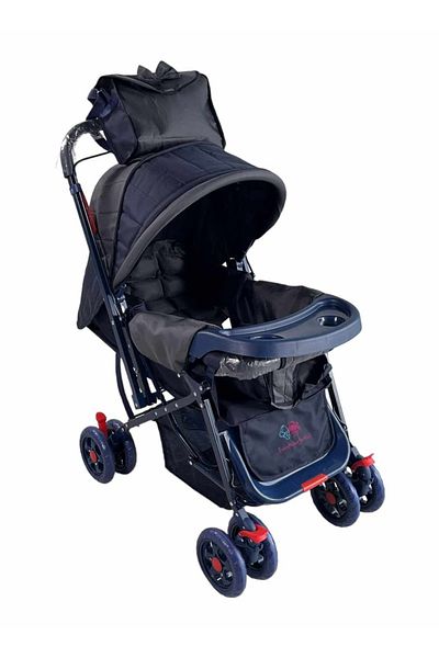 BabyCara Baby Stroller Reversible Handle with a Bag for Babies Accessories 0-3 Years