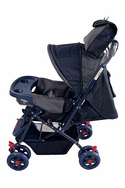 BabyCara Baby Stroller Reversible Handle with a Bag for Babies Accessories 0-3 Years