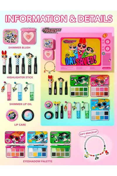 SHEGLAM the powerpuff girls sheglam set