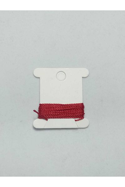 Eskişehir hobi sanat 1 Meter Red Rosary Rope - 0.8 mm