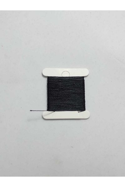 Eskişehir hobi sanat 0,2 mm 10 μέτρα κορδόνι χάντρες προσευχής Μαύρο χρώμα (πιο λεπτό κορδόνι χάντρες προσευχής)