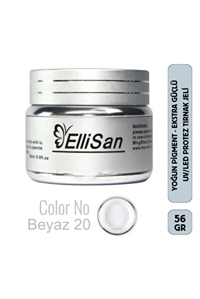 KozMood Ellisan Protez Tırnak Jeli - Builder Gel 56 gram Beyaz