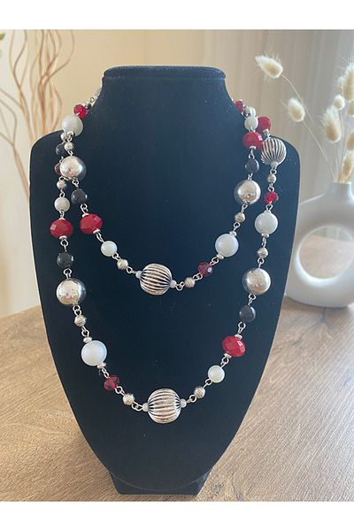 Store Bohemian Style Colorful Beads Long Necklace