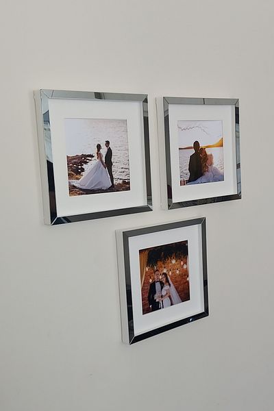 hobicehayaller Remove and Plug Memory Frame! 3 Piece Frames with Adhesive Square Passport