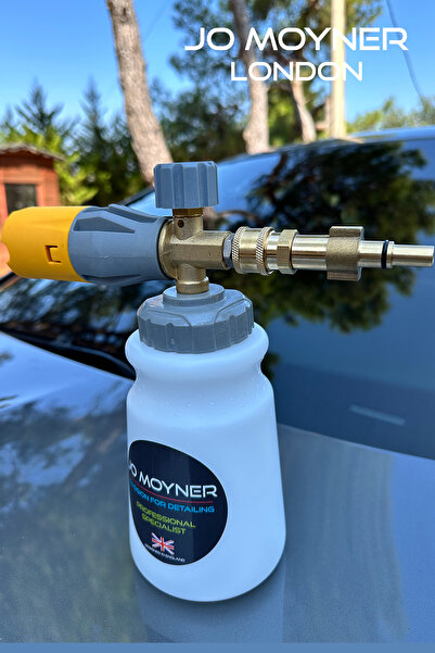 Jo Moyner Bosch Uyumlu Köpük Hazneli Püskürtme Ucu Köpük Yapıcı Foam Lance Adaptörü Hediyeli 1 Lt
