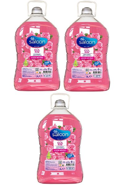 Saloon Liquid Soap Magic of the Rose 3 Lt X 3 Pieces