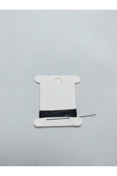 Eskişehir hobi sanat 0,2 mm 1 μέτρο κορδόνι χάντρες προσευχής μαύρο χρώμα (πιο λεπτό κορδόνι χάντρες προσευχής)