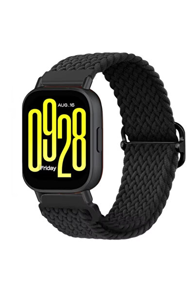 Quse Örgü Kordon, Xiaomi Redmi Watch 5 Active İle Uyumlu, Ayarlanabilir Tokal...