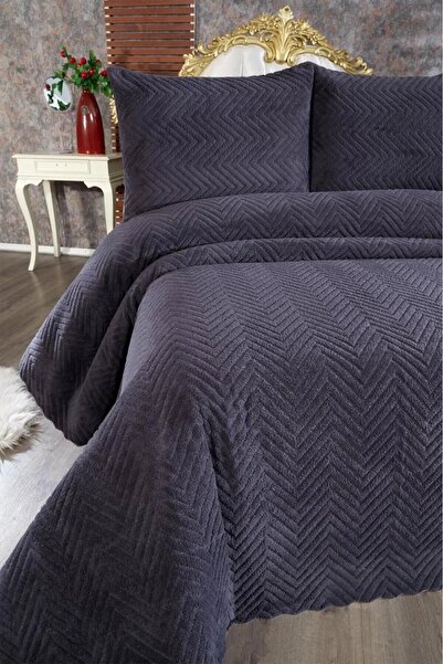 Bikaya Home Ultrasonik Çift Kişilik Welsoft Yatak Örtüsü Seti - 240x260 Cm