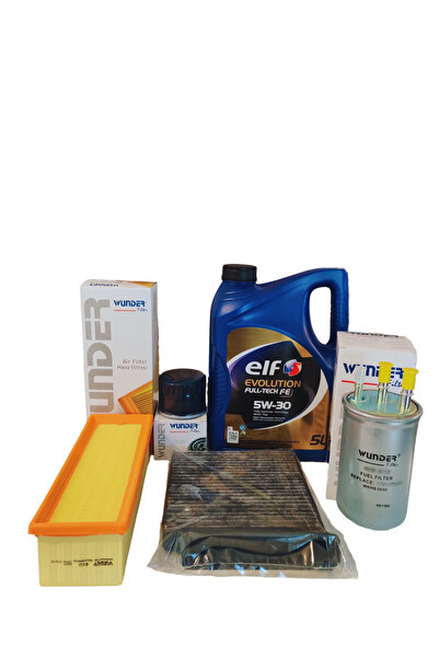 WUNDER DACİA DUSTER 1.5 DCİ PERİYODİK FİLTRE BAKIM SETİ 2010-2012 UYUMLU
