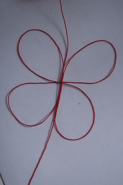 Eskişehir hobi sanat 5 Meters Rosary - 0.8 Mm, Dark Red Lanyard