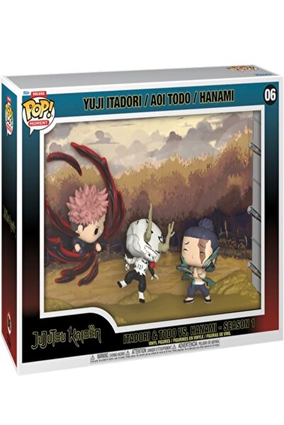 Funko Jujutsu Kaisen - Yuji Itadori, Aoi Todo & Hanami Deluxe Pop! Moment Vinyl Figure