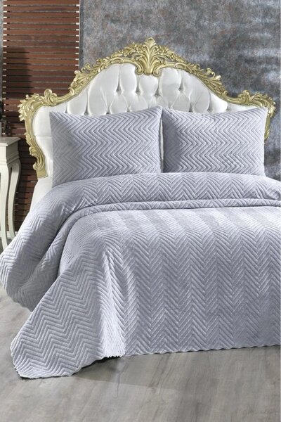 Bikaya Home Ultrasonik Çift Kişilik Welsoft Yatak Örtüsü Seti - 240x260 Cm