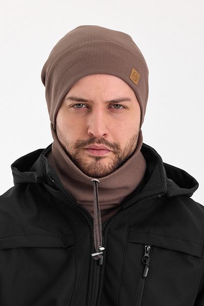 Butikgiz Men's Youth Sports Hat and Beanie Set - Comfortable 100% Cotton with Rope Detail