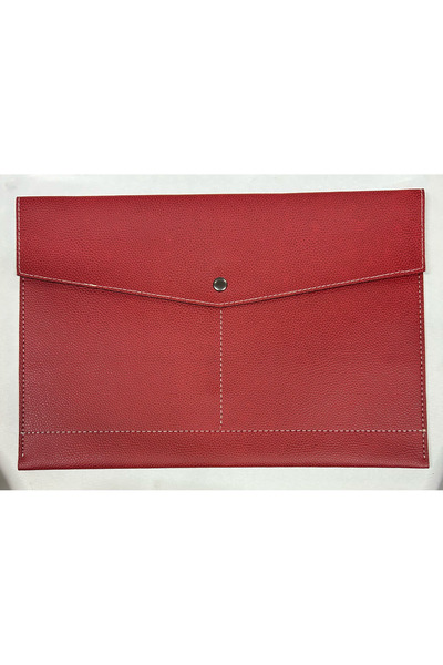 pardayanlar Deri Özel Dikişli Çanta - Dosya